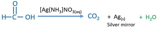 HCHO and tollen's reagent reaction
